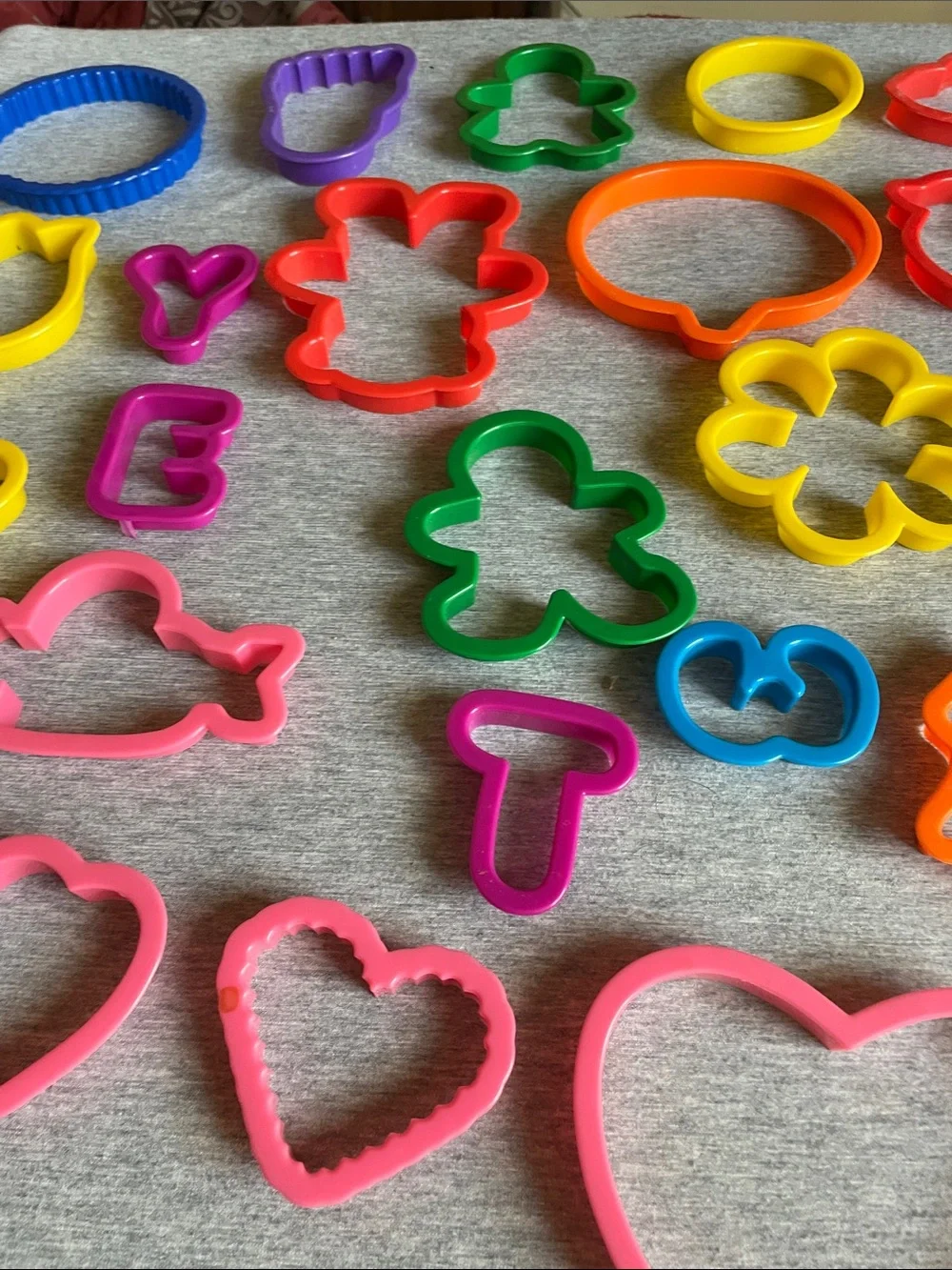 Colorful Kids Cookie Cutter Set - Assorted Bright Shapes